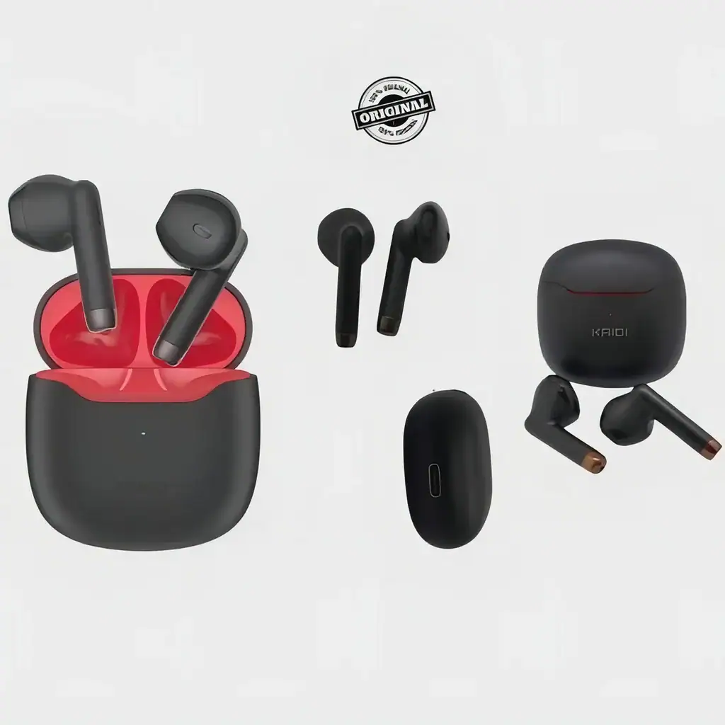 Fone De Ouvido Sem Fio Tws Bluetooth 5.1 Original Kaidi 771 Cor Preto - Miniatura 3