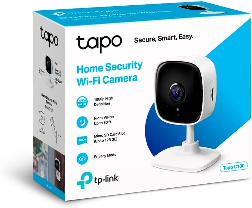 Câmera de Segurança Wi-Fi TP-Link Tapo C100 - Miniatura 2