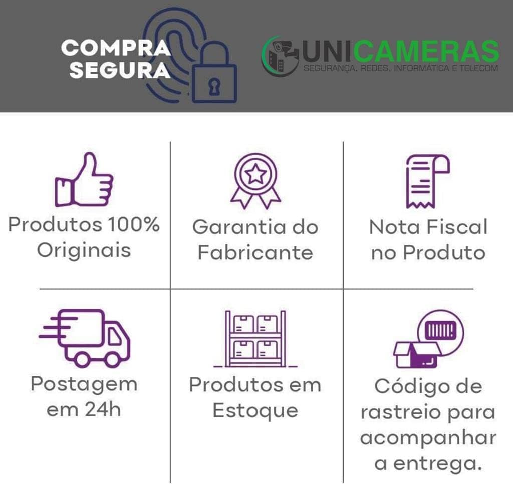 intelbras Gravador digital de vídeo NVR 8 canais PoE H.265+ NVD 1408 P 4k sem HD, Preto - Miniatura 3