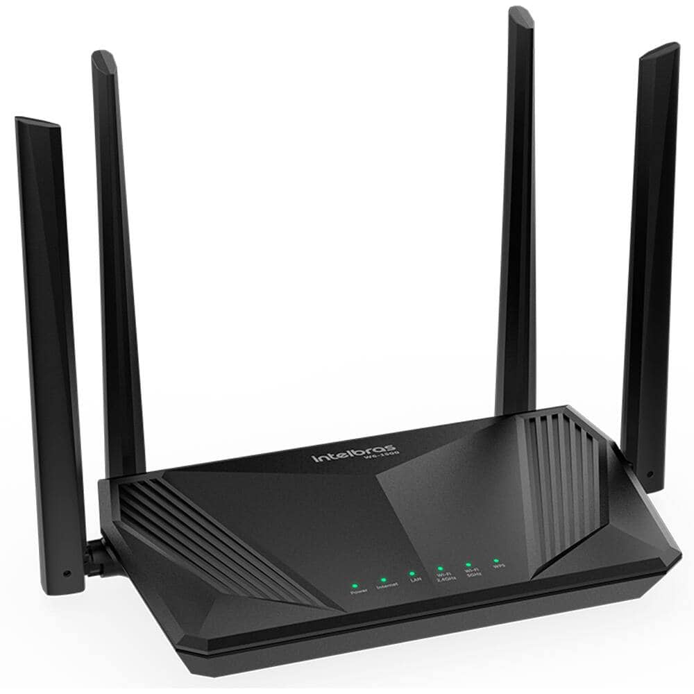 Roteador Wifi 6 Dual Band Mesh Gigabit 4 Antenas Intelbras W6-1500 Cor Preto - Miniatura 7