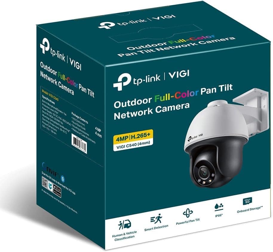 Câmera IP CFTV PoE Externa TP-Link VIGI C540 - Miniatura 5