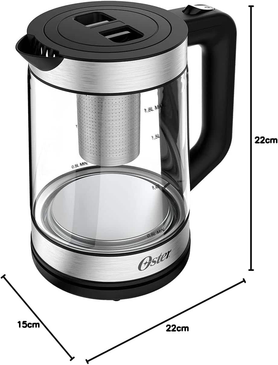 Chaleira Elétrica Oster Tea com Infusor de Chá 1,8L - Miniatura 6