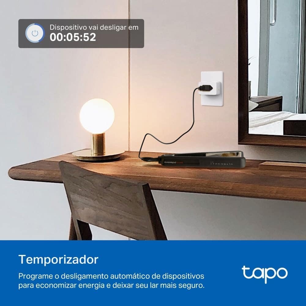 Tomada inteligente Wi-Fi TP-Link Tapo P110, Smart Plug, Bivolt - Miniatura 6