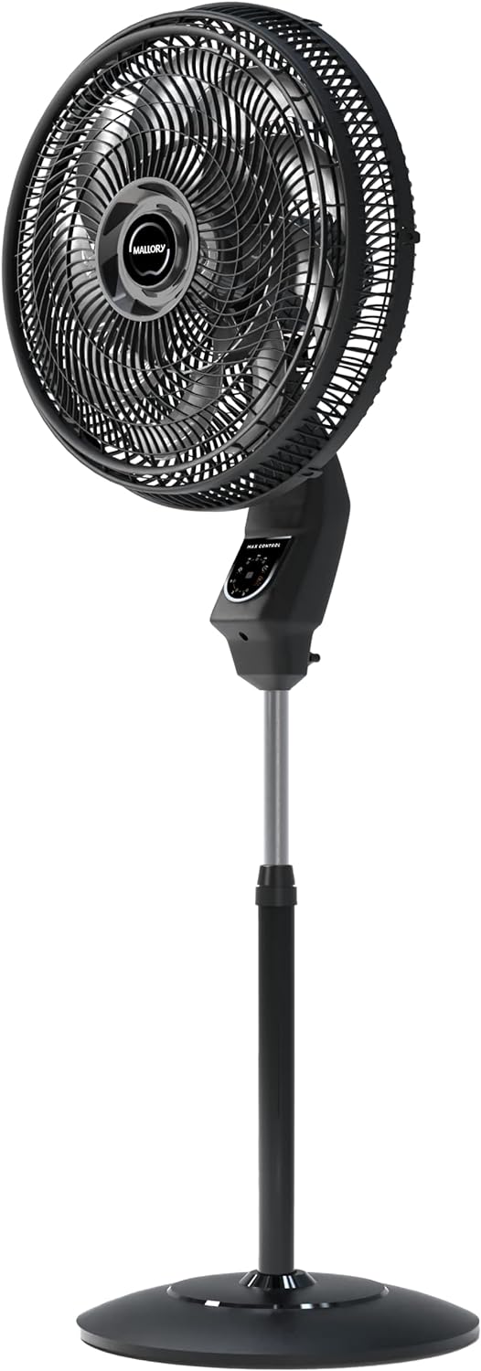 Ventilador de Coluna Mallory Max Control Com Controle Remoto 140W, Silencioso, Com Hélice de15 pás, Grade Especial em Sistema TS, Máxima Vazão e Mínimo Ruído - Miniatura 2