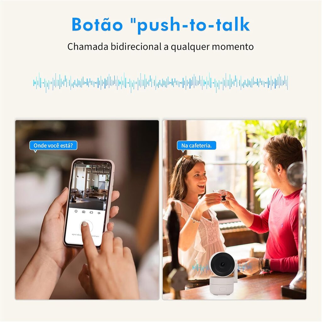 Câmera de Segurança Wi-Fi Interior 4MP com Rotação de 360 Graus - Miniatura 5