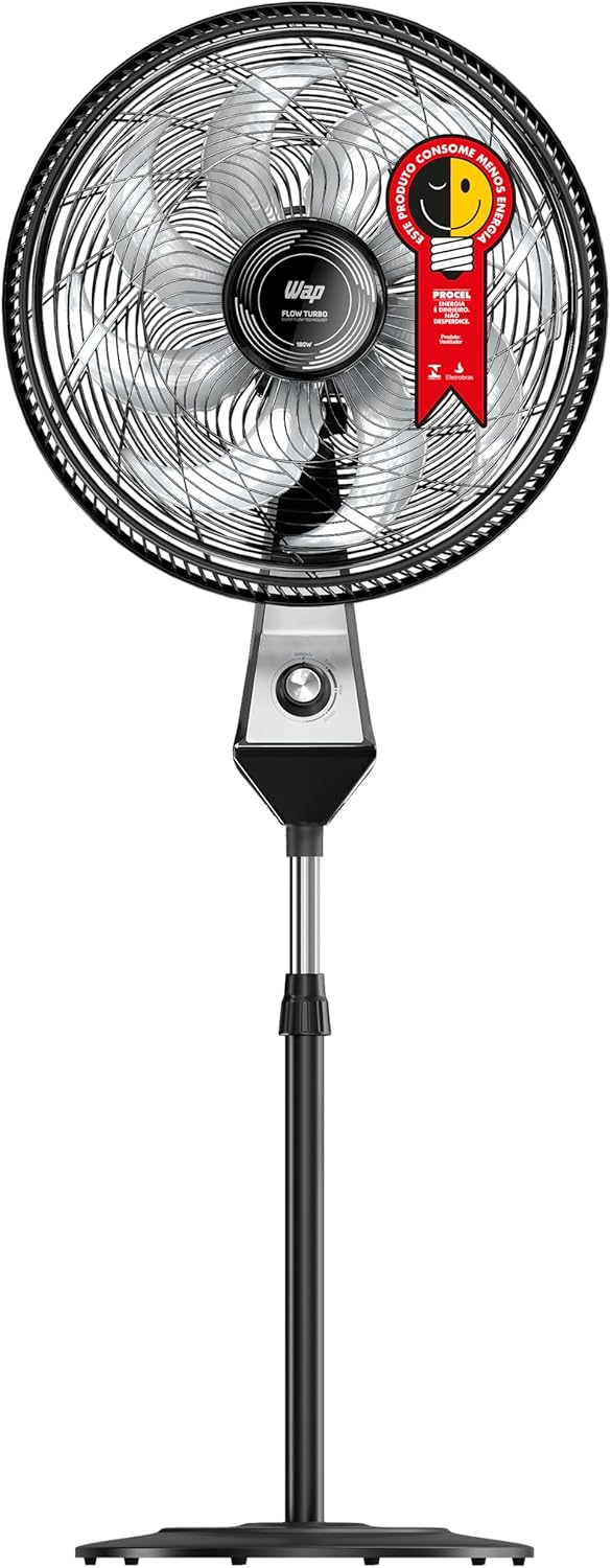 WAP Ventilador de Coluna 50cm FLOW TURBO, com Tecnologia Silenciosa e Econômica, 8 Pás e 3 Velocidades - Miniatura 8