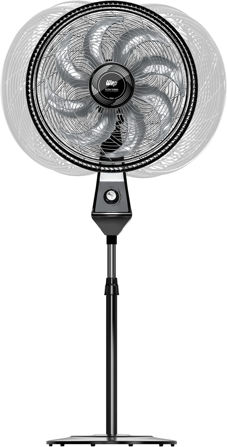 WAP Ventilador de Coluna 50cm FLOW TURBO, com Tecnologia Silenciosa e Econômica, 8 Pás e 3 Velocidades - Miniatura 2