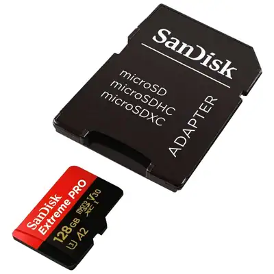 Cartão De Memória Sandisk Extreme Pro, 128GB - Miniatura 3