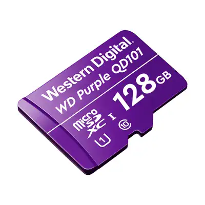 Kit 3 Unidades Cartão De Memória WD Purple Micro SD 128GB - Miniatura 4
