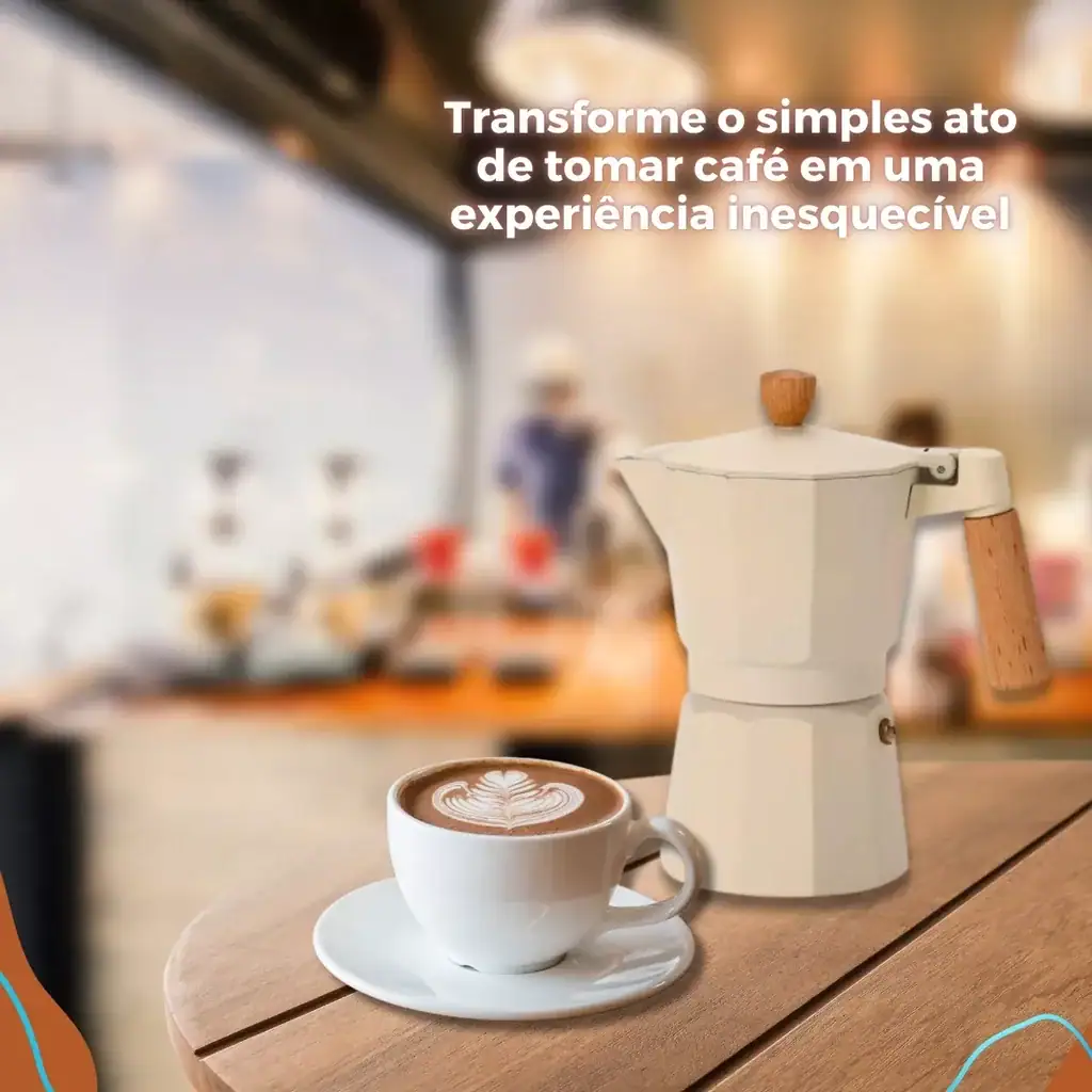 Cafeteira Italiana Espresso Moka 6 Xicaras Original Premium - Miniatura 2