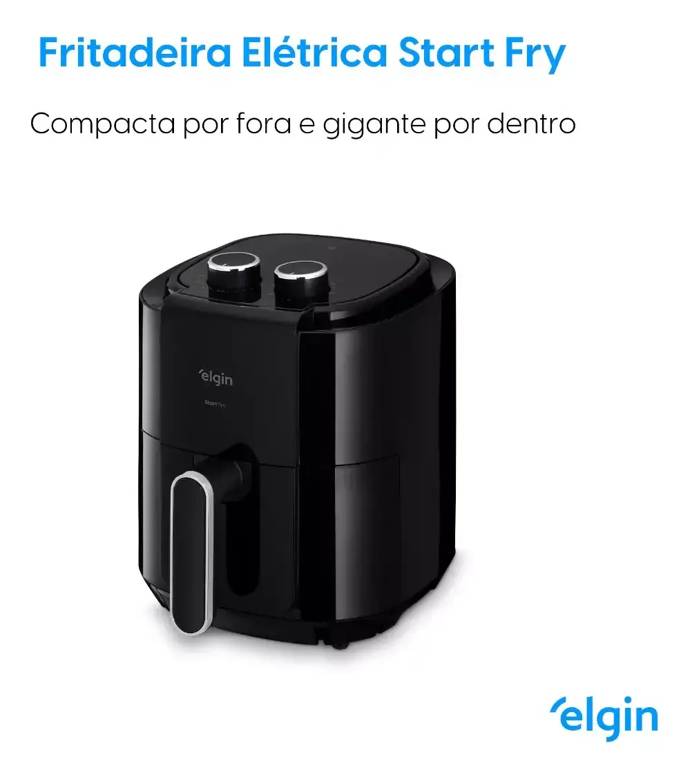 Fritadeira Air Fryer Elétrica Start Fry 3,5l 110v - Miniatura 12