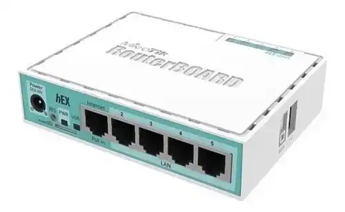 Roteador MikroTik Hex RB750Gr3 Branco Firewall Sistema RouterOS - Miniatura 3