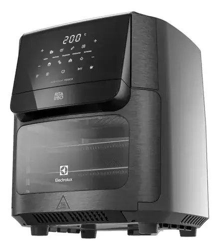 Fritadeira Elétrica Airfryer Oven Sem Óleo Electrolux 12,0L Digital Grafite 1700W EAF90 Experience - Miniatura 6