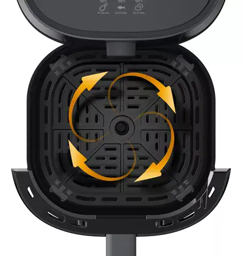 Fritadeira Elétrica Airfryer Philips Walita hd9202 Grill Edition Sem Óleo 1400W Preta - Miniatura 4