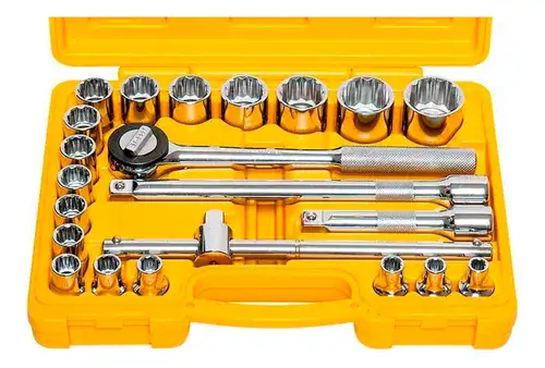 Jogo de Soquetes Estriado 22 Peças TBT22PRO - Miniatura 4