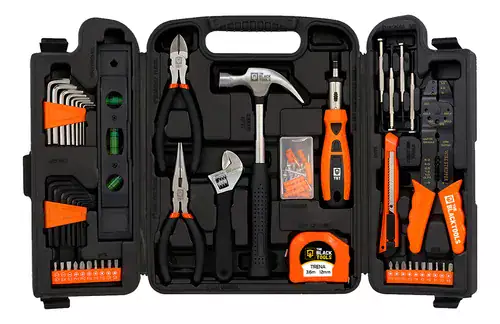 Kit Jogo de Ferramentas 129 Peças com Jogo de 40 Soquetes e Kit de 300 Peças de Brocas e Buchas - Miniatura 7