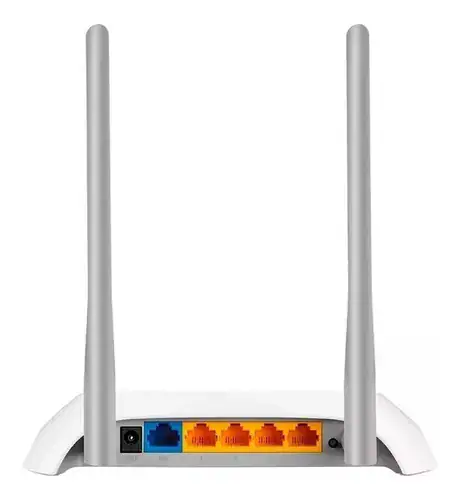 Roteador Wi-Fi Tp-link Tl-wr840n Wireless N 300mbps 2 Antenas Branco - Miniatura 3