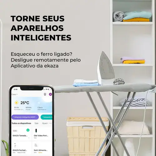 Tomada Inteligente Wifi 20A Pino Grosso Ekaza Medidor De Consumo Smart Alexa - Miniatura 4