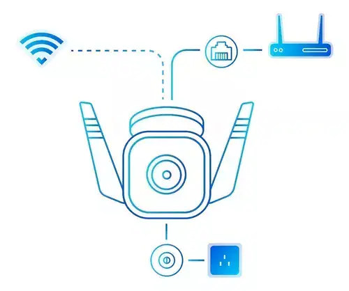 Câmera de Segurança Wi-Fi Externa 3MP C310 Tapo TP-link Bivolt - Miniatura 2