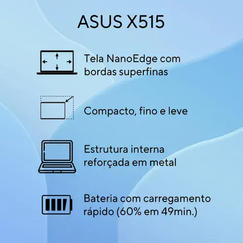 Notebook Asus X515 Intel Celeron Dual Core N4500 - Miniatura 10