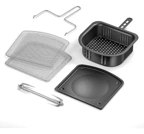 Fritadeira Elétrica Airfryer Oven Sem Óleo Electrolux 12,0L Digital Grafite 1700W EAF90 Experience - Miniatura 4