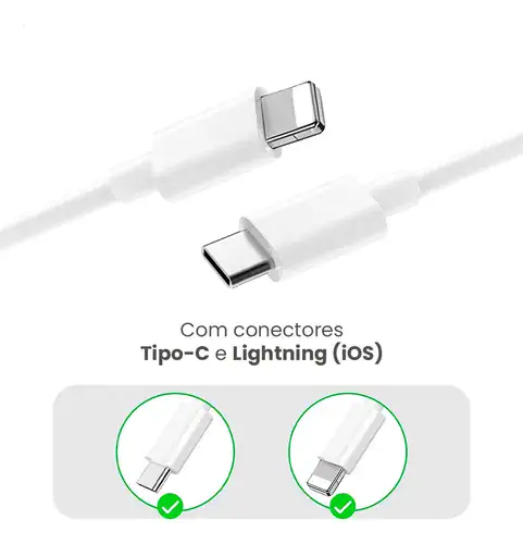 Carregador Turbo 20W para iPhone - Miniatura 3
