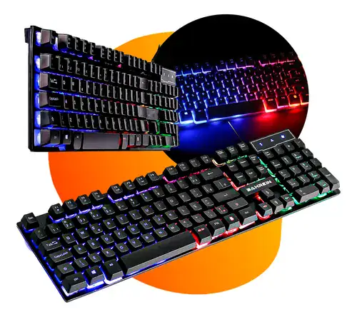 Teclado gamer Bahrein Qwerty português Brasil - Miniatura 2