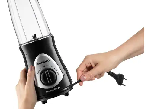Liquidificador Portátil 750ml Personal Blender Mondial Cor Preto - Miniatura 2