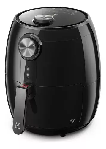 Fritadeira Elétrica Airfryer Sem Óleo Electrolux 3,2L Cesto Removível Preta Com Timer 1400W Eaf15 Efficient - Miniatura 5