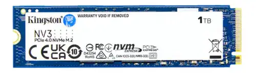 Ssd M.2 2280 Nvme Kingston 1tb Nv3 Snv3s/1000g Pci-e Gen 4.0 Formato M.2 - Miniatura 2