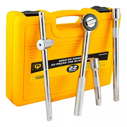 Jogo de Soquetes Estriado 22 Peças TBT22PRO - Miniatura 3