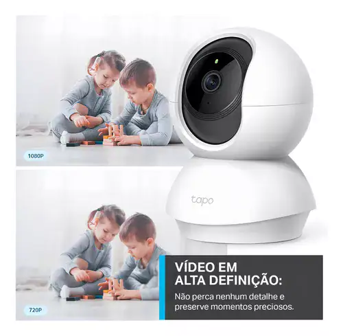 CAMERA DE SEGURANCA WI-FI 360 1080P FULL HD TAPO C200 INTERNA TP LINK - Miniatura 5