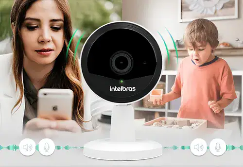 Câmera de Video Wi-fi Hd Im1 Branca Intelbras - Miniatura 5