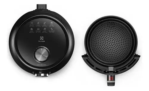 Fritadeira Elétrica Airfryer Sem Óleo Electrolux 3,2L Cesto Removível Preta Com Timer 1400W Eaf15 Efficient - Miniatura 3