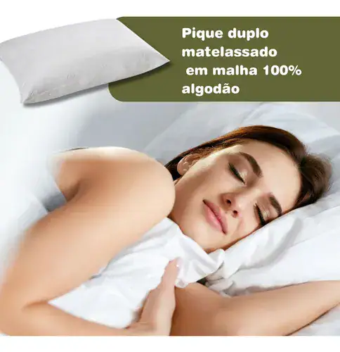Kit com 2 Travesseiros Hipoalérgicos de Bambu 50x70cm - Miniatura 4
