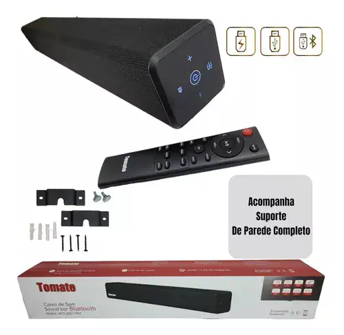 Soundbar Caixa De Som Home Barra De Som Theater - Miniatura 4
