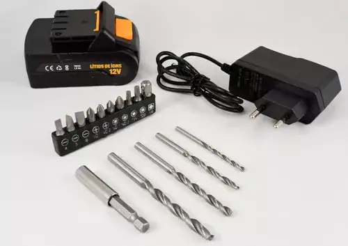 Jogo de Ferramentas 169 Peças com Maleta e Furadeira Parafusadeira Sem Fio 12V TB-12E - Miniatura 3