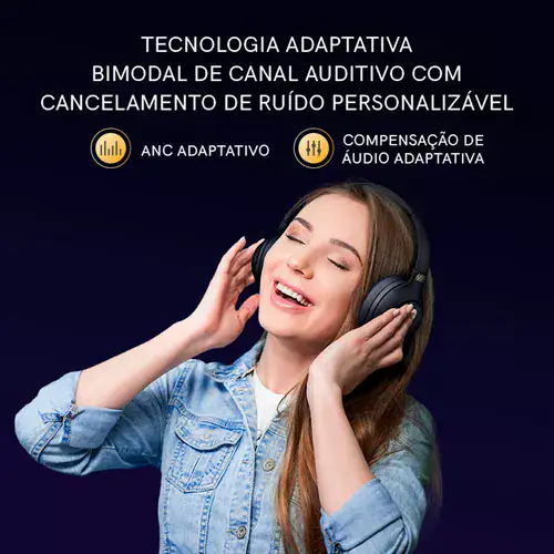 Headset Qcy H3 Anc Adaptativo Bluetooth 5.3 - Miniatura 2