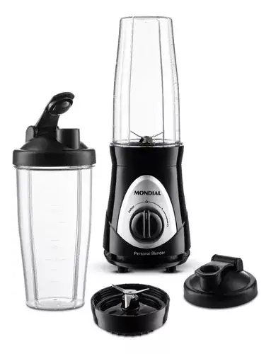 Liquidificador Portátil 750ml Personal Blender Mondial Cor Preto - Miniatura 3