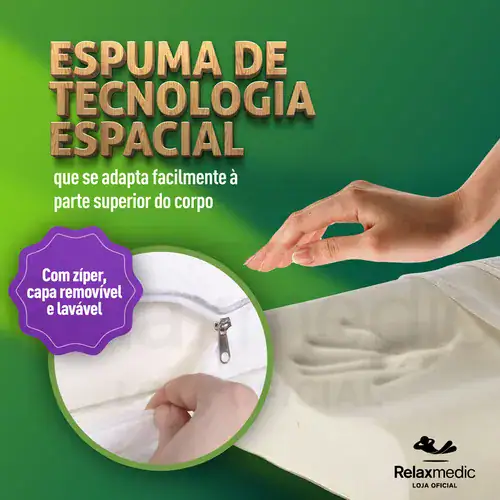 Travesseiro Nasa Cervical Ortopédico Antialérgico Dr Coluna - Miniatura 5