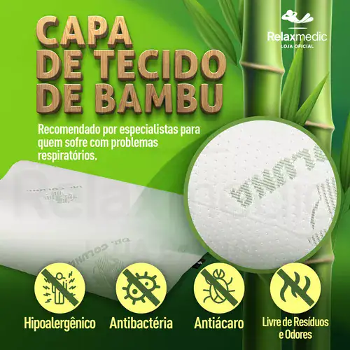 Travesseiro Nasa Cervical Ortopédico Antialérgico Dr Coluna - Miniatura 4