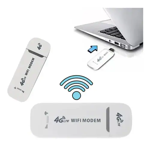Modem 4g Roteador Wi-fi Usb Portátil 150mbps Chip Veiculo - Miniatura 2