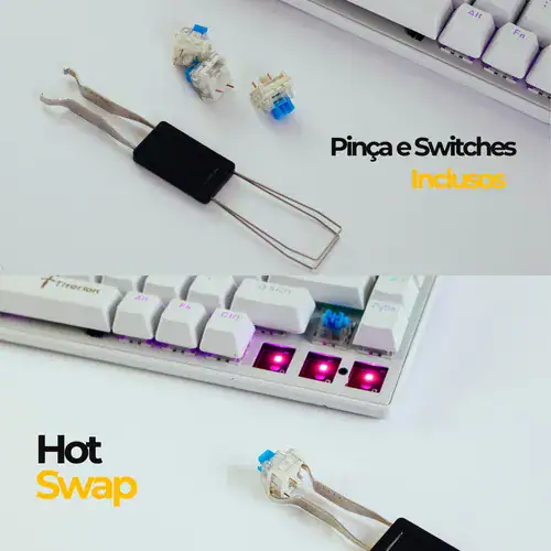 Teclado Mecânico Gamer 60% - Titorion - Miniatura 6