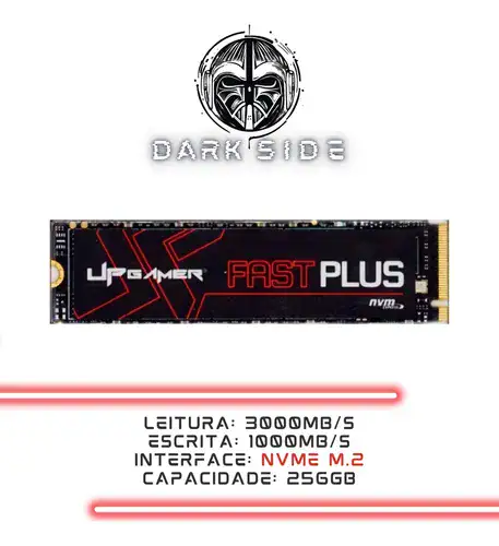 interno UP Gamer SSD UP3000 256GB preto - Miniatura 4