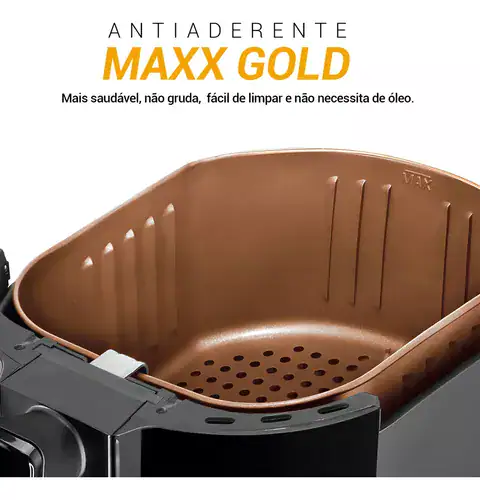 Air fryer Philco Gourmet PFR15PG de 4,4L cor preto 220V - Miniatura 2