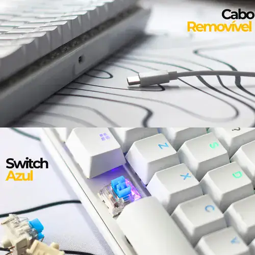 Teclado Mecânico Gamer 60% - Titorion - Miniatura 5