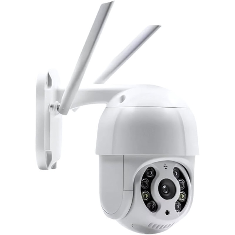 Câmera de Segurança Inteligente 360° Wi-Fi Externa 2k Tuym Full HD Jortan - Miniatura 2