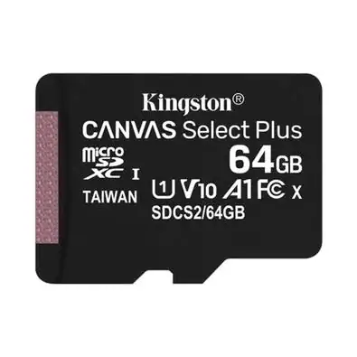 Cartão de memória Kingston microSD de 64GB Canvas Select Plus - Miniatura 2