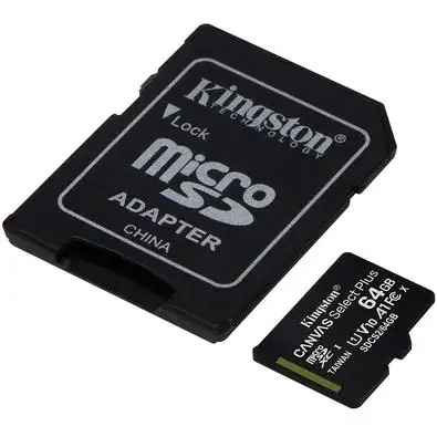 Cartão de memória Kingston microSD de 64GB Canvas Select Plus - Miniatura 3