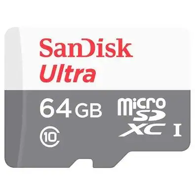 Kit 3 Unidades Cartão Memória Micro Sd Sandisk 64gb Classe 10 Ultra - Miniatura 2